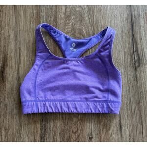 Women's Old Navy Active Go-Dry Purple Racerback Sports Bra Size Medium